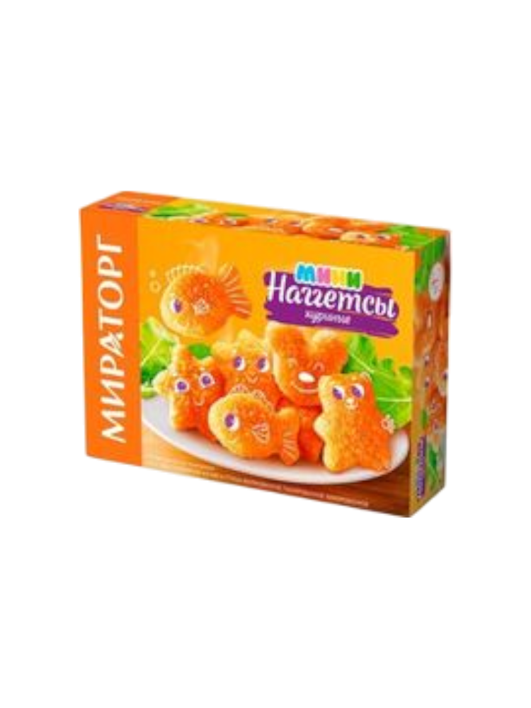 МИНИ НАГГЕТСЫ МИРАТОРГ КУРИНЫЕ 250ГР